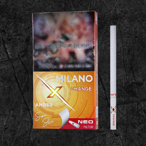 Сигареты Милано Супер Слим Чендж Амбер (Milano Super Slim Change Amber)